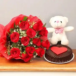 Eggless Cakes - Flowers - Teddy