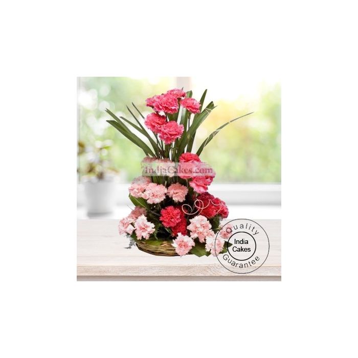 36 MIX CARNATIONS ARRANGEMENT