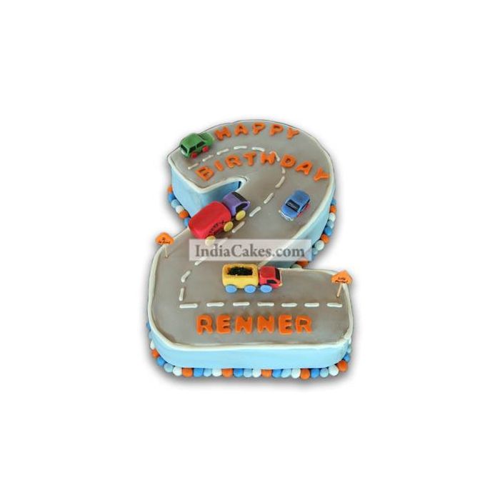 2nd Birthday Race Track Cake Three Kilogram