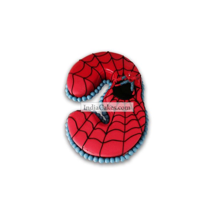 3rd Birthday Spiderman Cake Three Kilogram