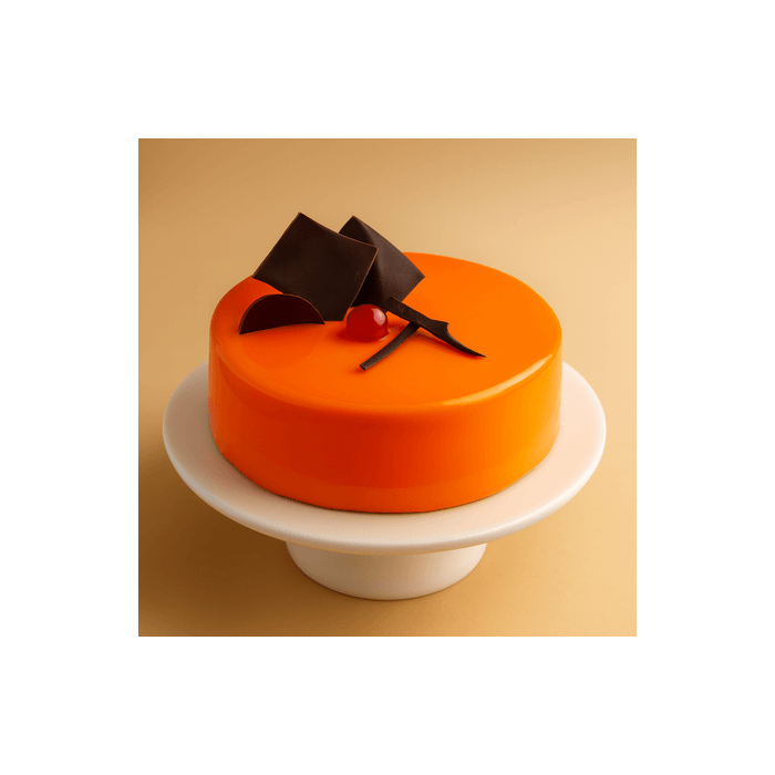Half Kg Eggless Orange Cake