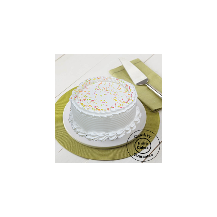 Special Delectable Vanilla Cake Half Kg