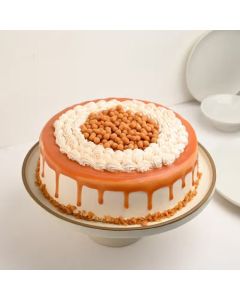 Eggless Rendering Butterscotch Bliss Cake Half Kg