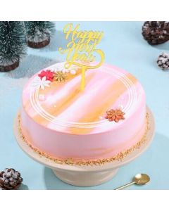 Happy New Year Marble Cake
