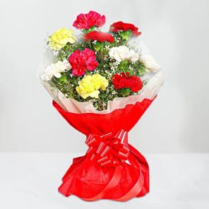 10 Carnations Bloom Bouquet