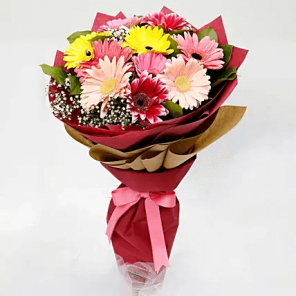 10 Ravishing Gerberas Flower Bouquet