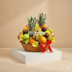 4 Kg Mix Fruits Medium Basket