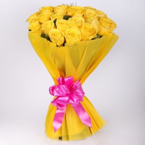 50 Fantastic Love Yellow Rose Bouquet