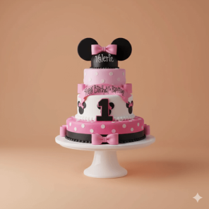 8 Kg Minnie Mouse 3 Tier Cake