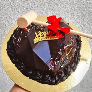 Chocolate Heart Pinata Cake 750 gms
