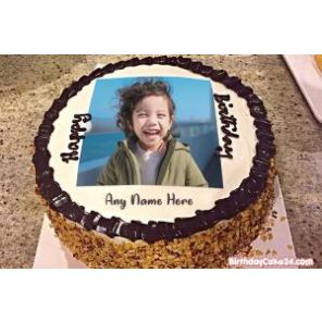 Crunchy Choco Photo Cake Half Kg