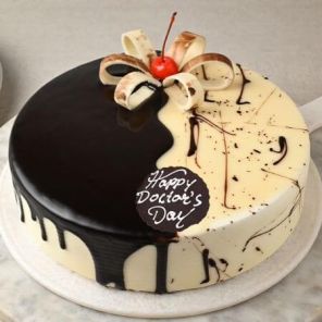 Doc Day Choco Vanilla Cake Half Kg