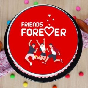 Friends Forever Poster Cake