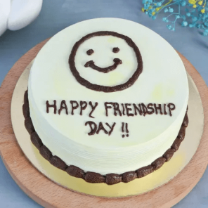 Friendship Day Fresh Cream Cake Half Kg