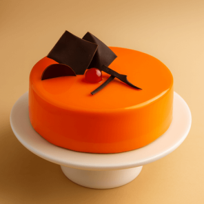 Half Kg Eggless Orange Cake