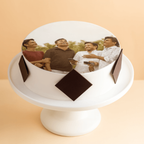 Photo Cake for Best Friends Half Kg