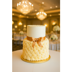 Two Tier Pineapple Wedding Cake 3 Kg