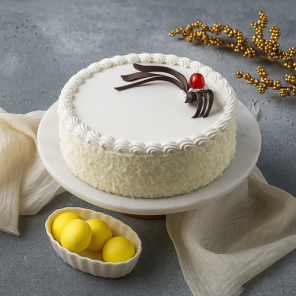 Divine White Forest Cake Half Kgs