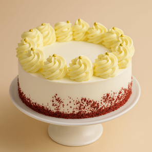 Yummy Creamy Red Velvet Cake Half Kg